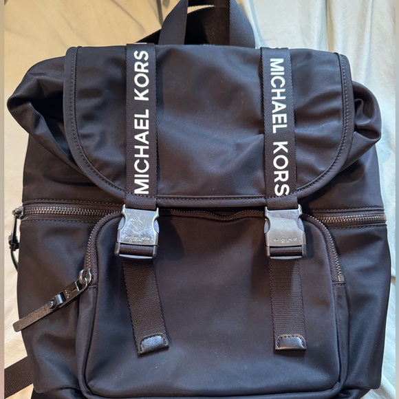 Michael Kors Black Backpack - Picture 1 of 4